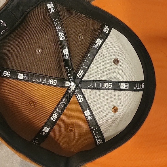 New Era Atlanta Braves Baseball cap, size 7 3/4, colors Brown and light brown - Picture 4 of 9